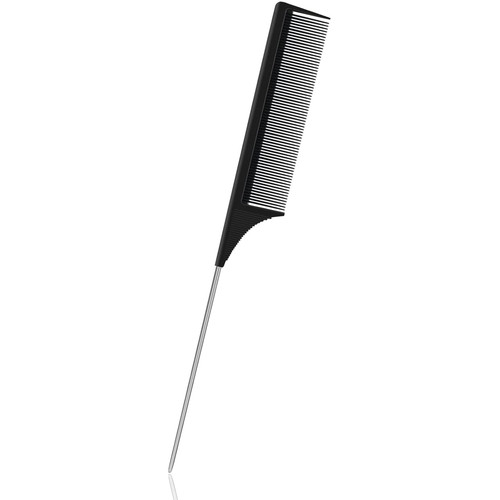 Stielkamm schwarz mit - stielkamm,