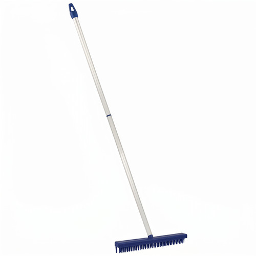 Fransenkamm blau mit alu stiel - blau,